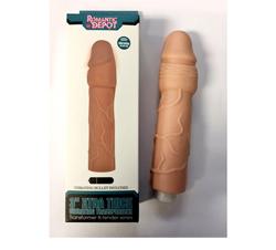 VIP 3 inch Vibrating Penis Extension White 